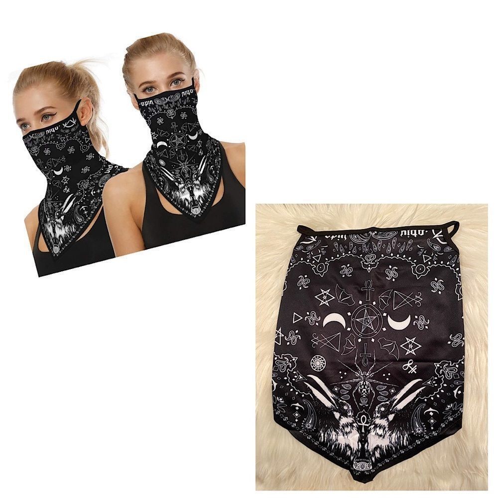 Bandana Face Mask with Ear Loops Neck Gaiter Face Scarf/Neck Cover/Face Cover - Picture 1 of 6